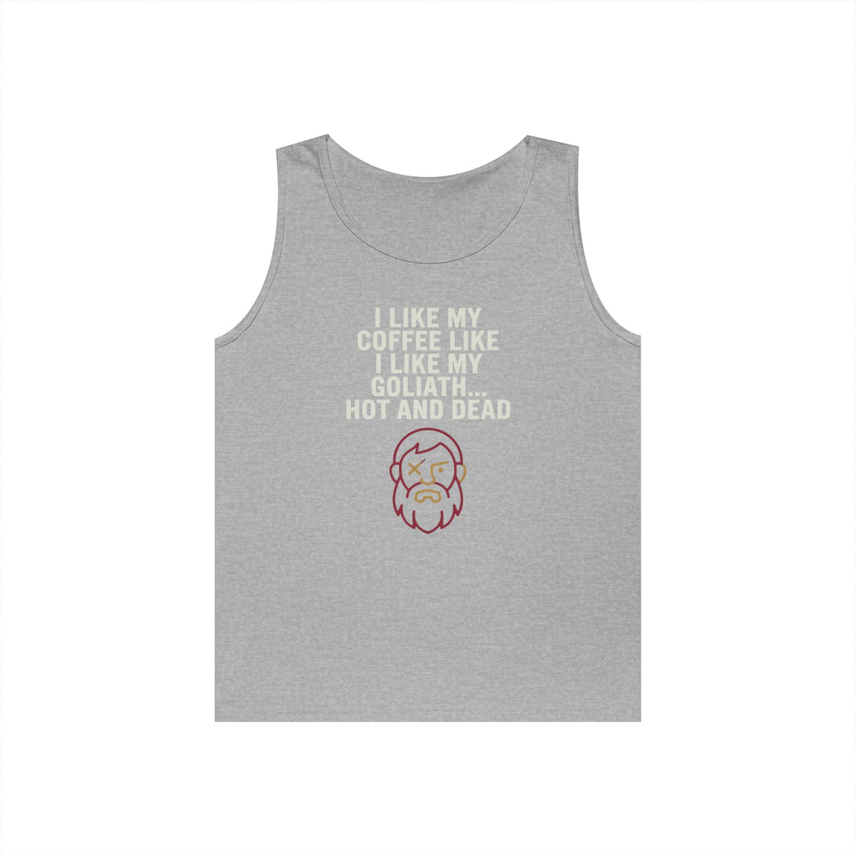 "Good Book Series Coffee Hot and Dead" Tank Top