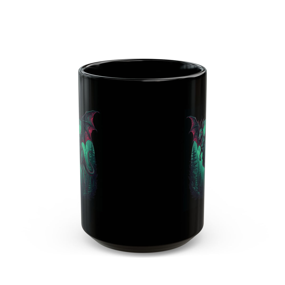 "The Jersey Devil (New Jersey, USA)" Black Ceramic Mug