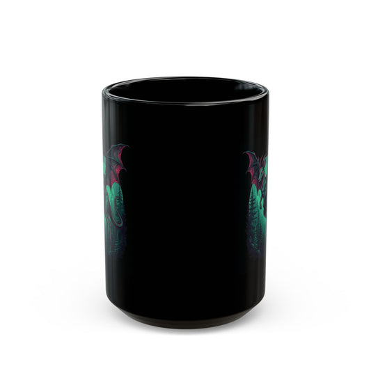"The Jersey Devil (New Jersey, USA)" Black Ceramic Mug