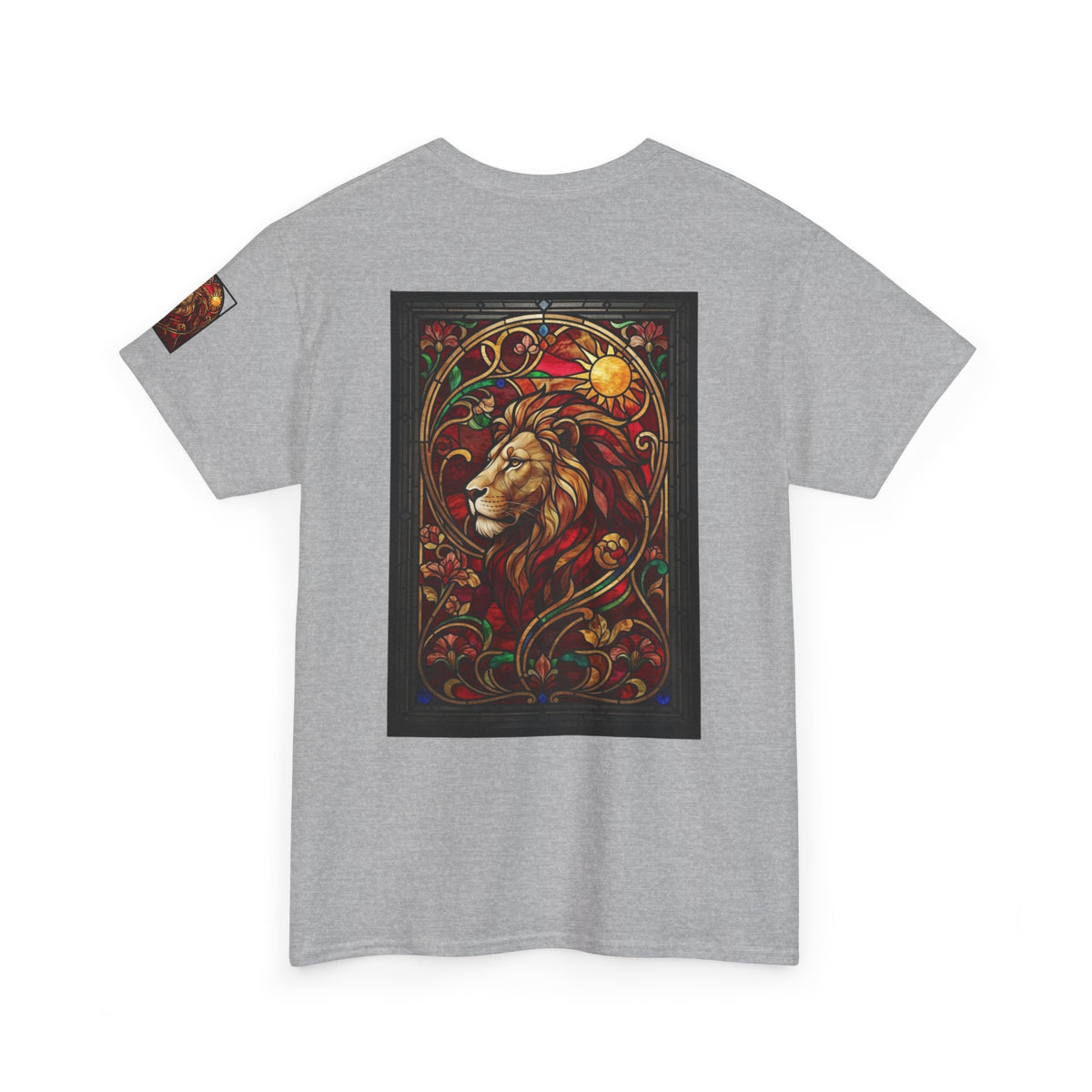 "Stained Glass Sign LEO" Premium Graphic Tee