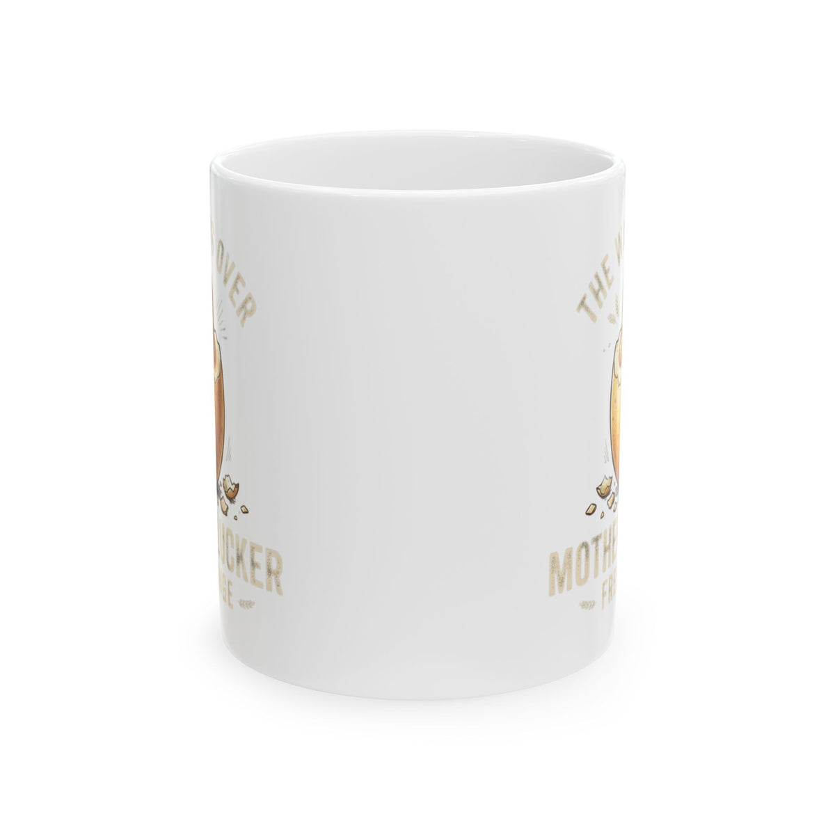 "The Wait is Over" White Ceramic Mug