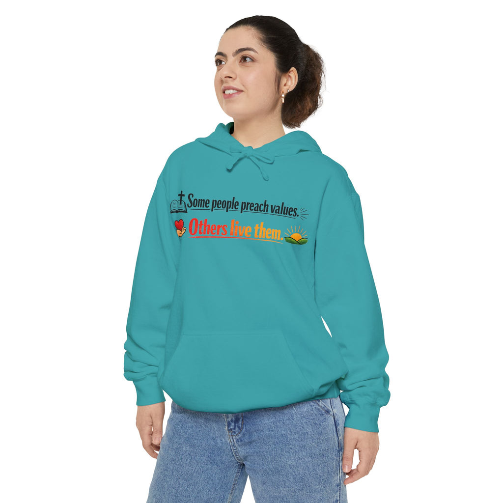 Actually Live It | Garment-Dyed Hoodie — AttitudeShirts