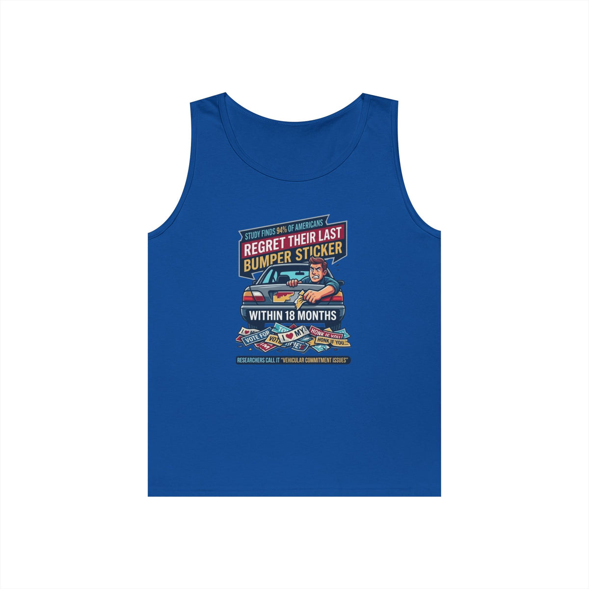 "Bumper Sticker Regret" Tank Top