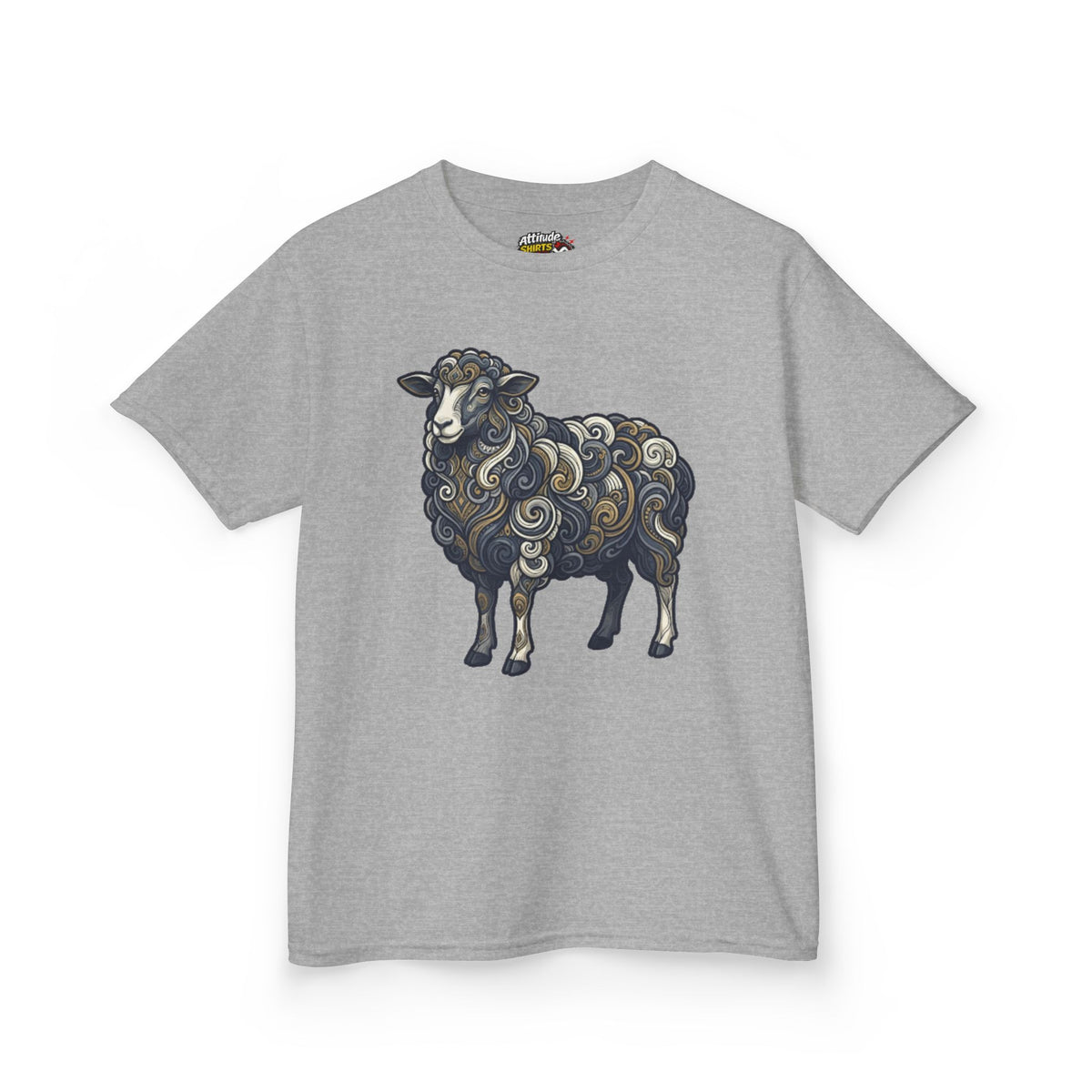 Color: Sport Grey | Barnyard Sheep Kids Tee
