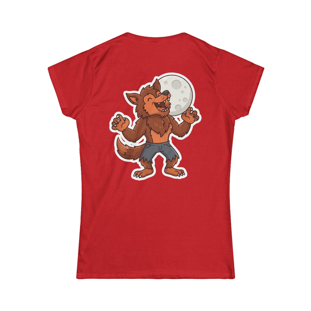 Color: Red | Werewolf Women's Tee