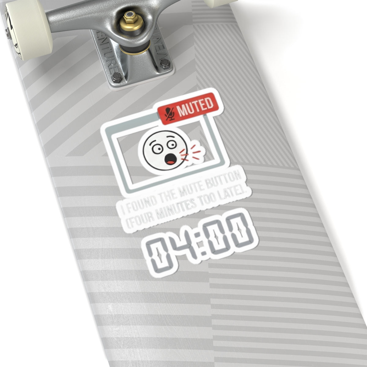 "I Found The Mute" Sticker — Main