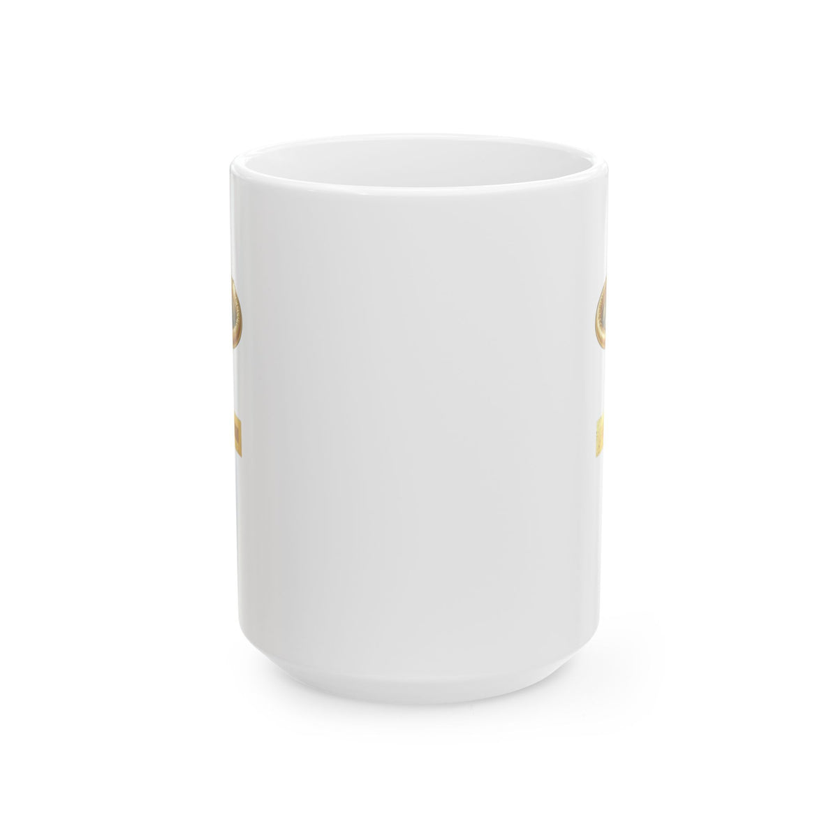"Good Book Series The Holy Shield" White Ceramic Mug — Graphic