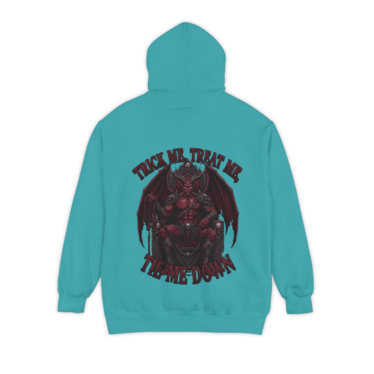 Color: Seafoam | Trick Me Treat Me Tie Me Down Garment-Dyed Hoodie