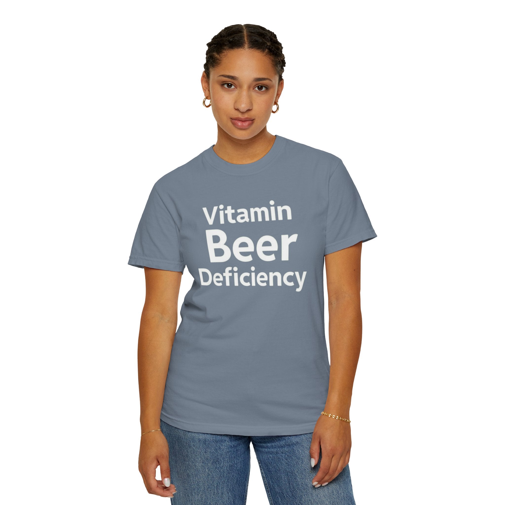 "Vitamin Beer" Unisex Garment-Dyed T-shirt