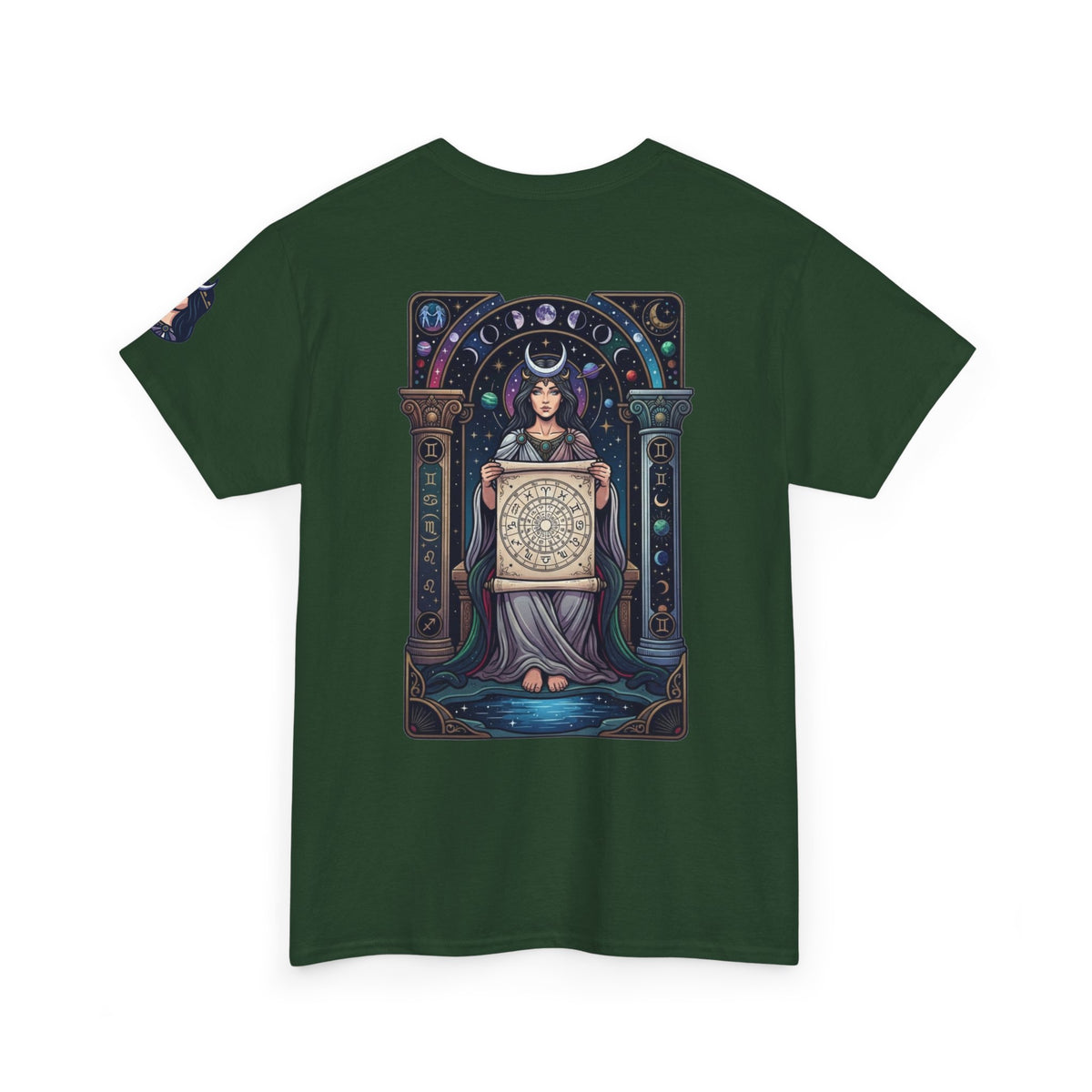 "The Cosmic Tarot (High Priestess)" Premium Graphic Tee