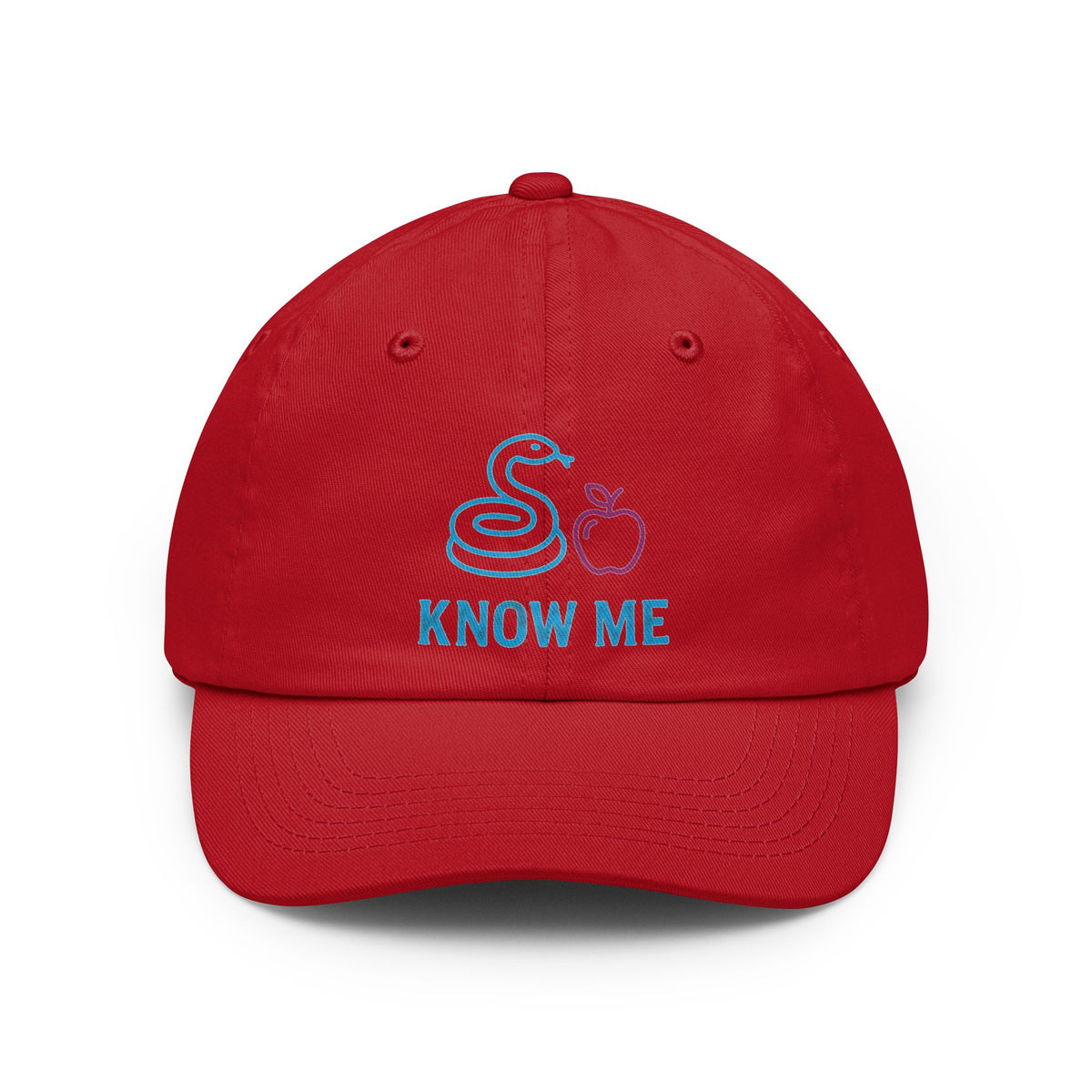 Color: Red | Good Book Series Know Me In The Biblical Sense Dad Hat