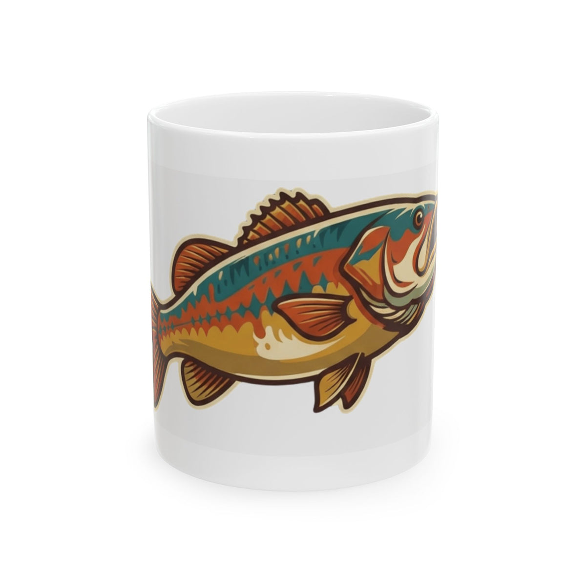 "I'm A Catch" White Ceramic Mug — Graphic