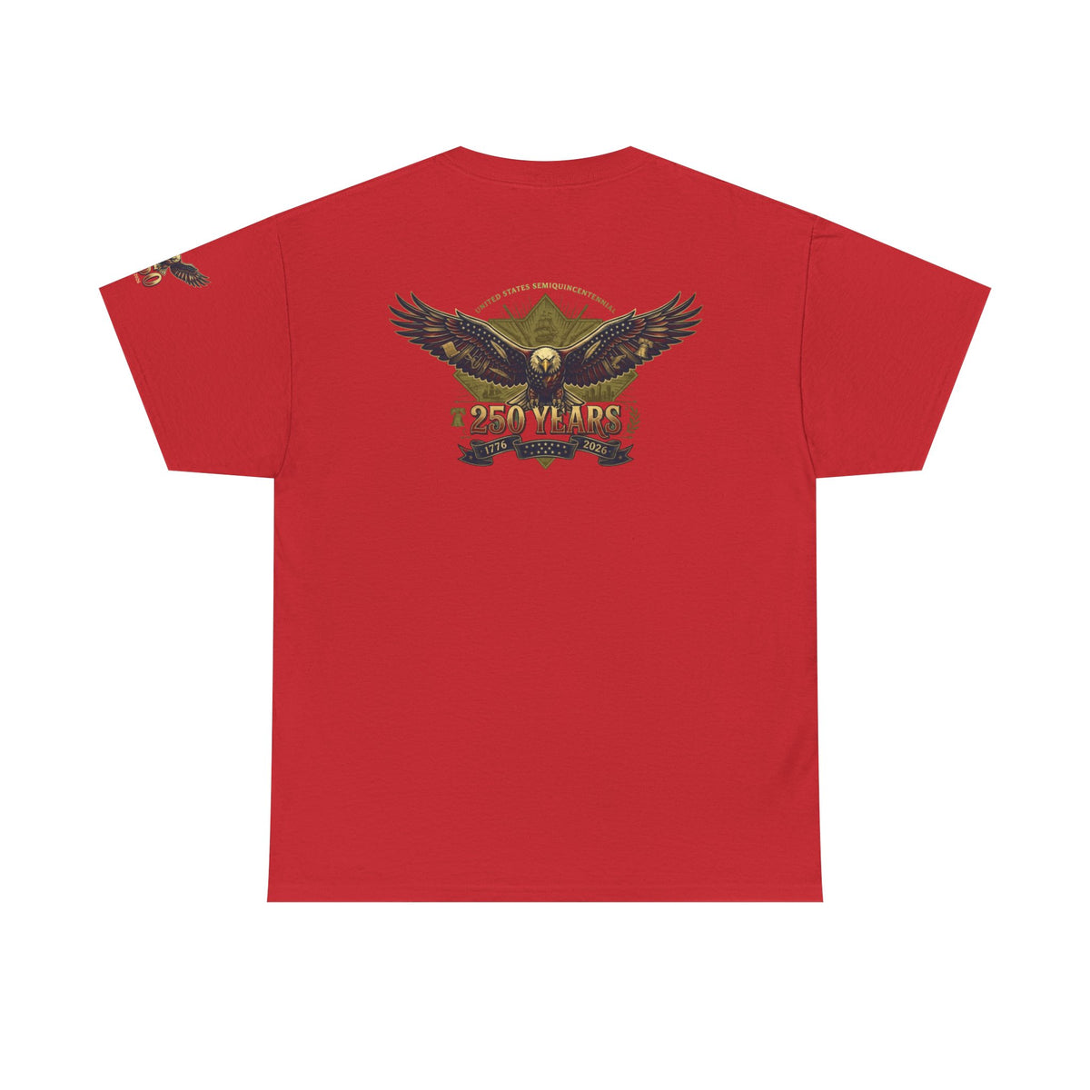 Color: Red | USA 250 Years Premium Graphic Tee