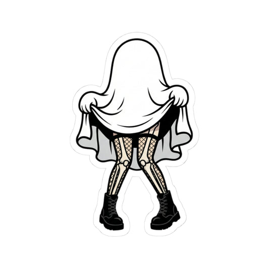 "Sheet Pulled Up Ready to Nut" Sticker