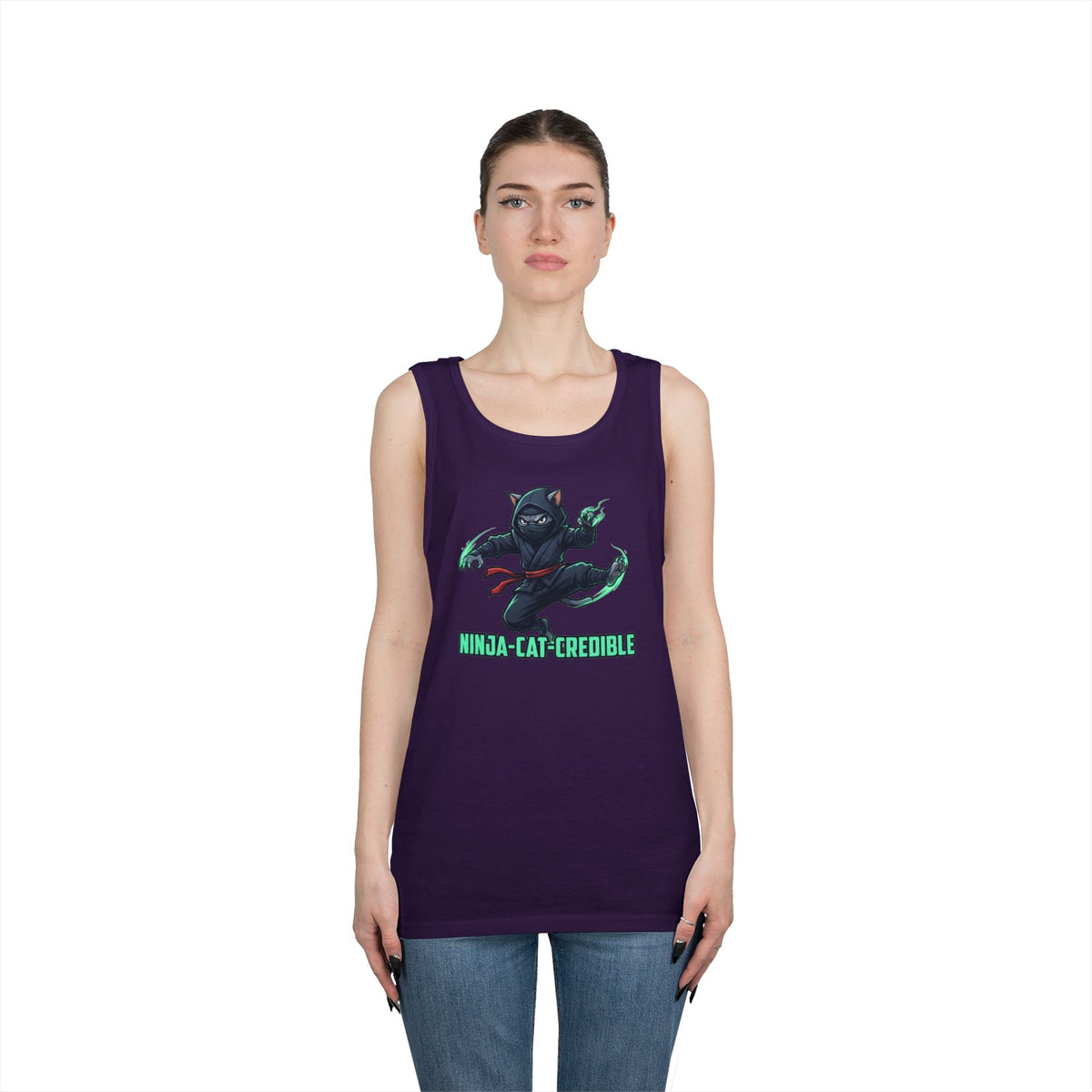 "Ninja Cat Credible" Tank Top