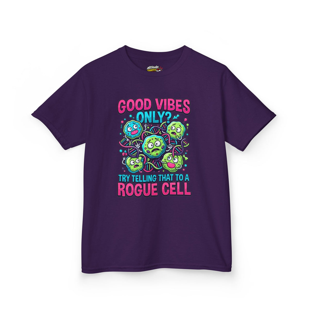 Color: Purple | Good Vibes Only Kids Tee