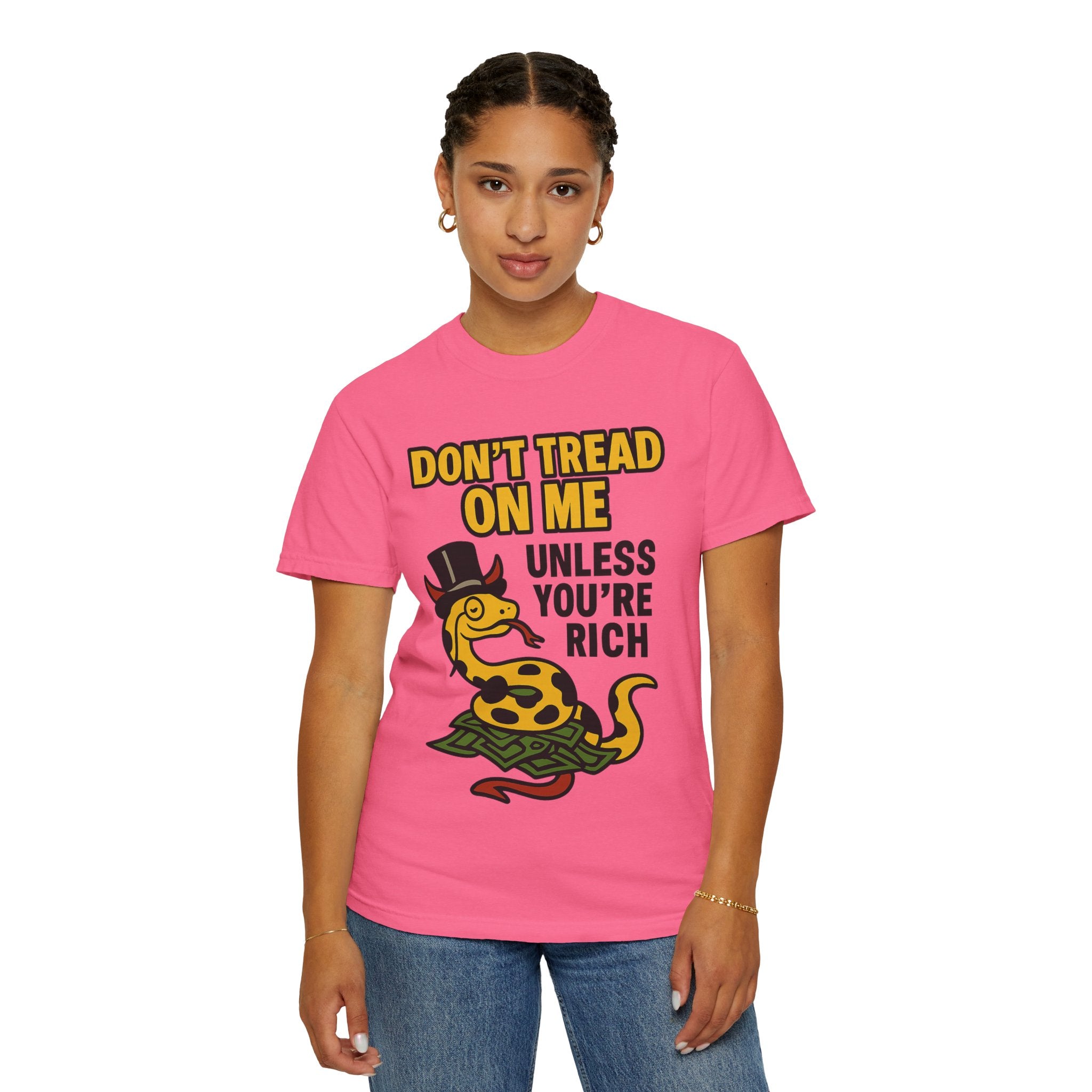 "Don't Tread On Me" Unisex Garment-Dyed T-shirt