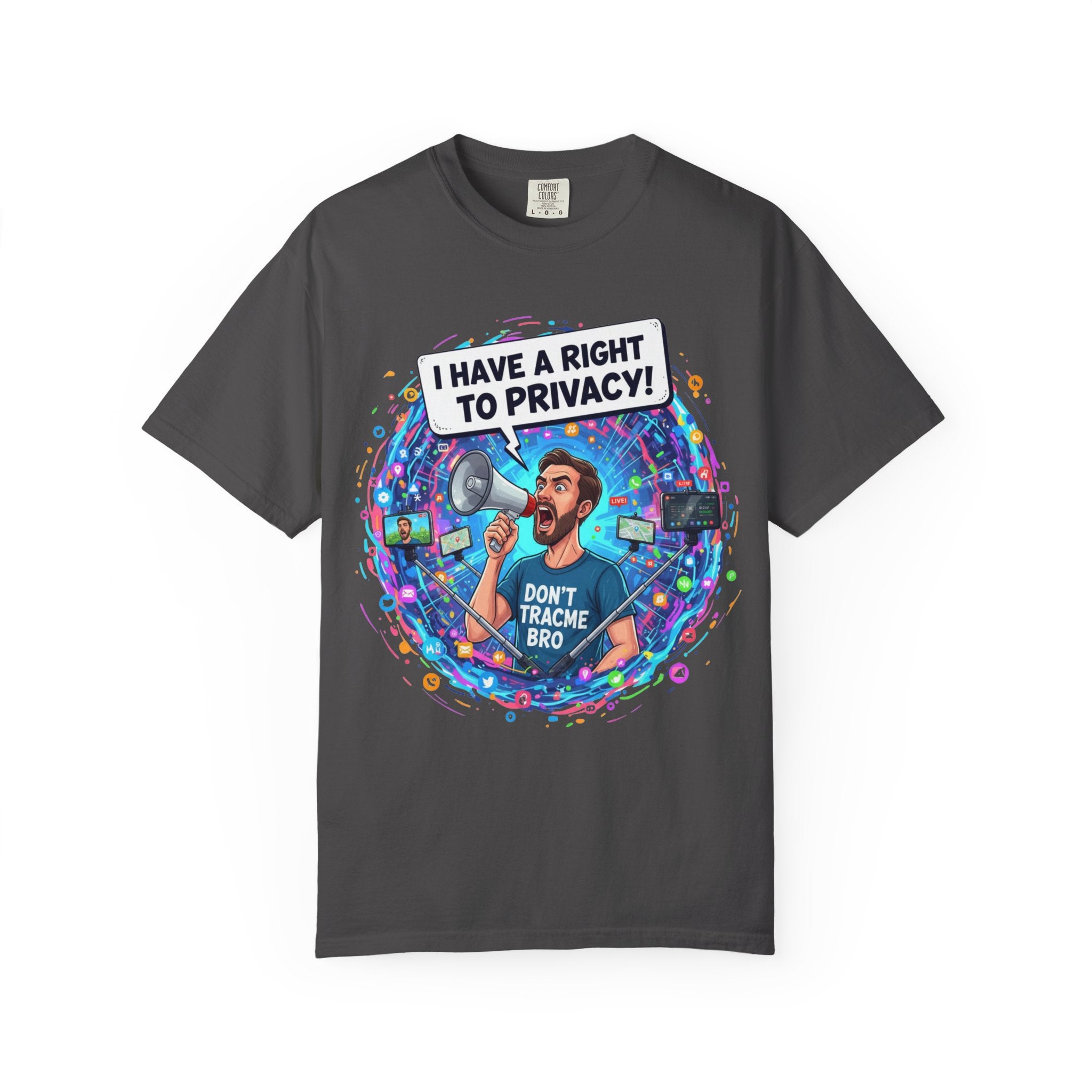 "The Right to Privacy"  Unisex Garment-Dyed T-shirt