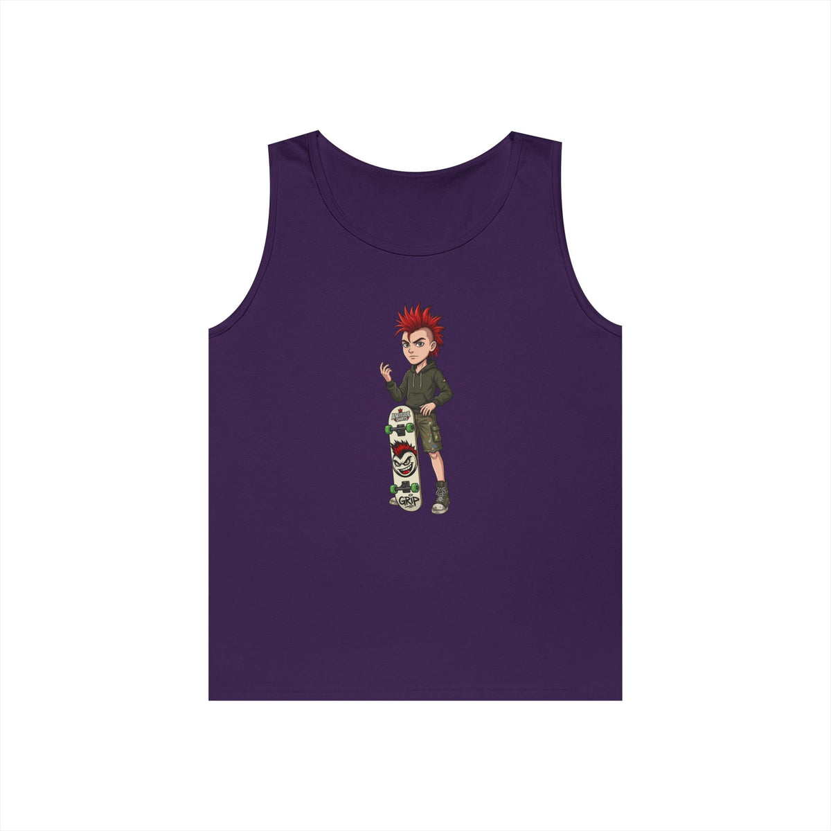 Color: Purple | Skater Tank Top