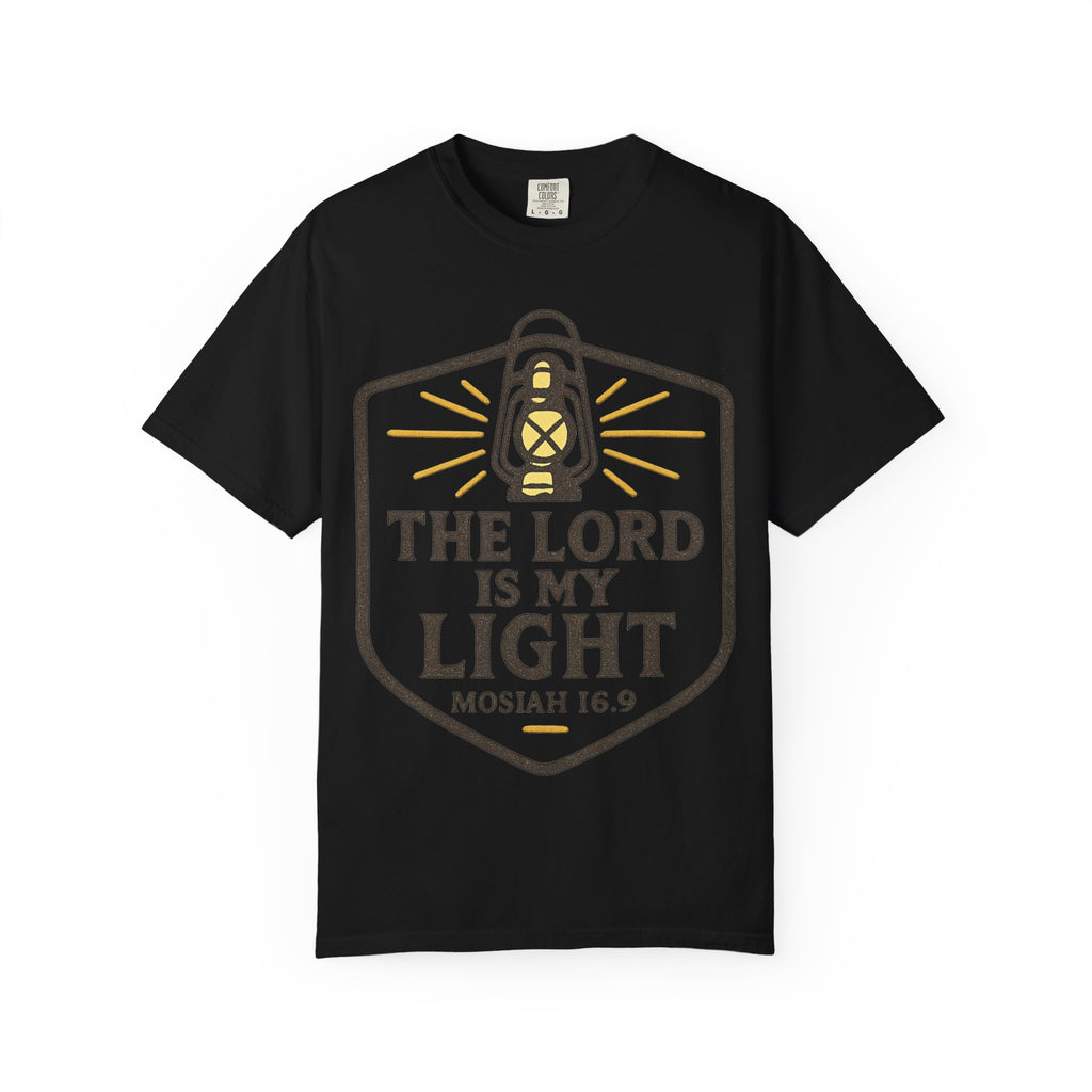 "The Lord is My Light" Unisex Garment-Dyed T-shirt