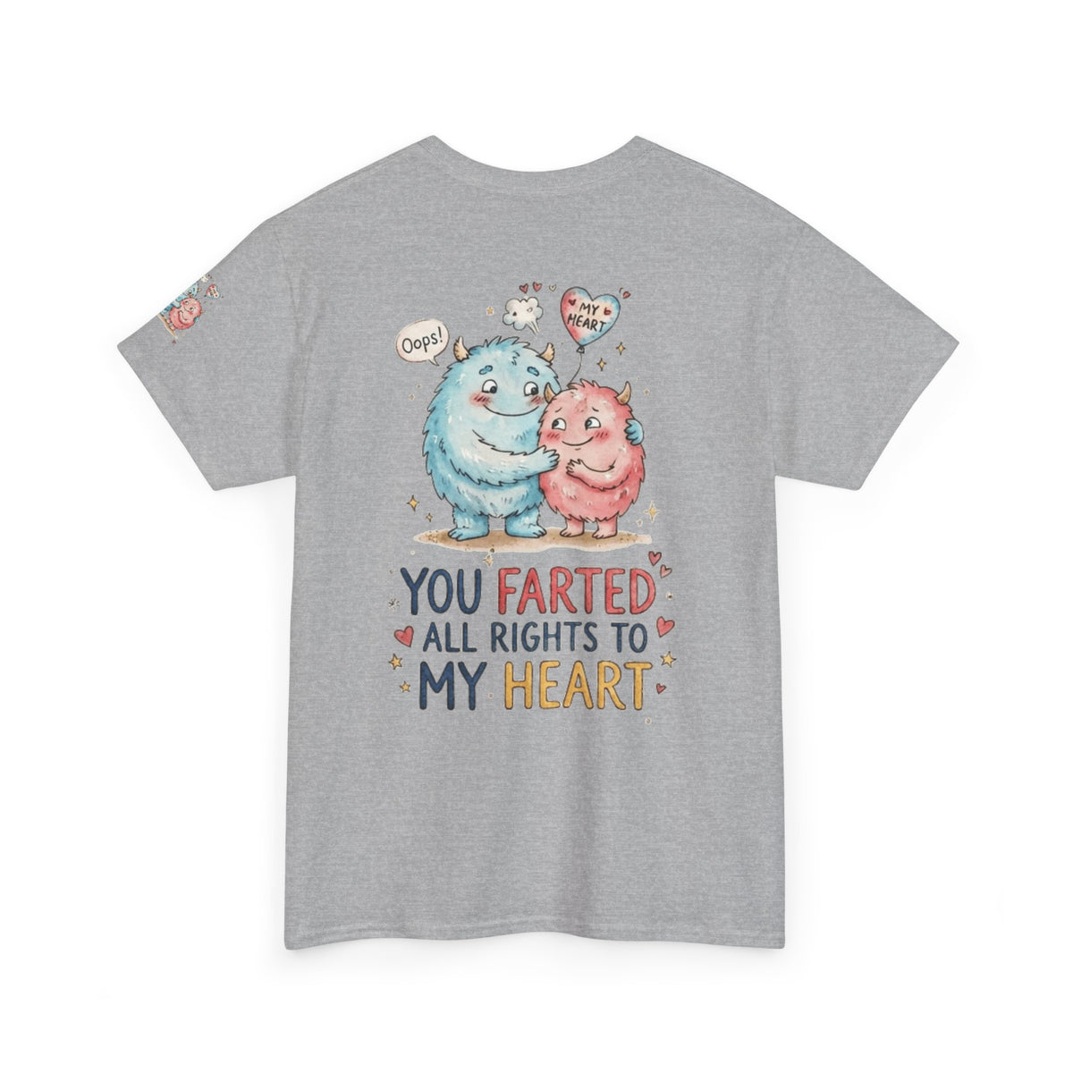 "You Farted All Rights To My Heart" Premium Graphic Tee