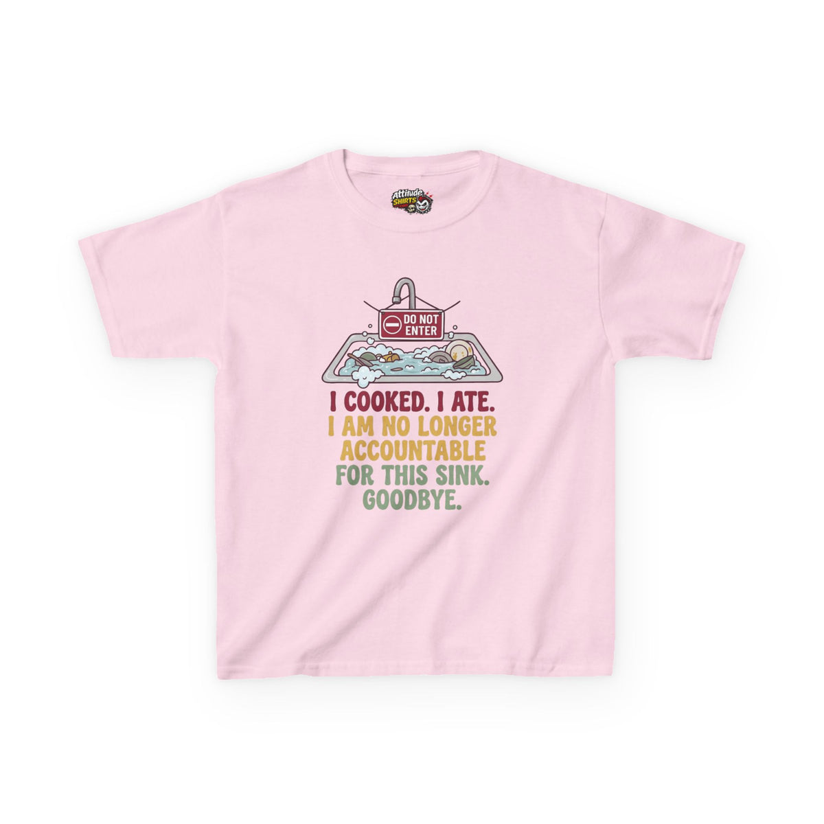 "I Cooked I Ate" Kids Tee