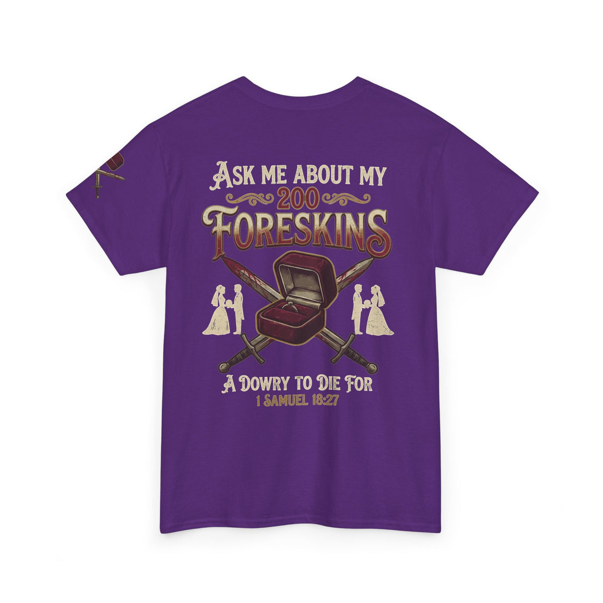"Good Book Series 200 Foreskins" Premium Graphic Tee