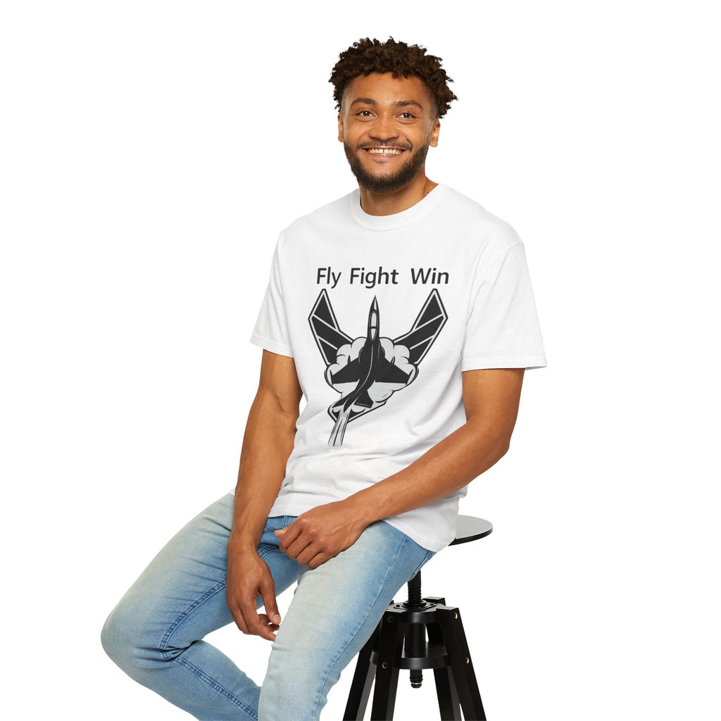"Fly Fight Win" Unisex Garment-Dyed T-shirt
