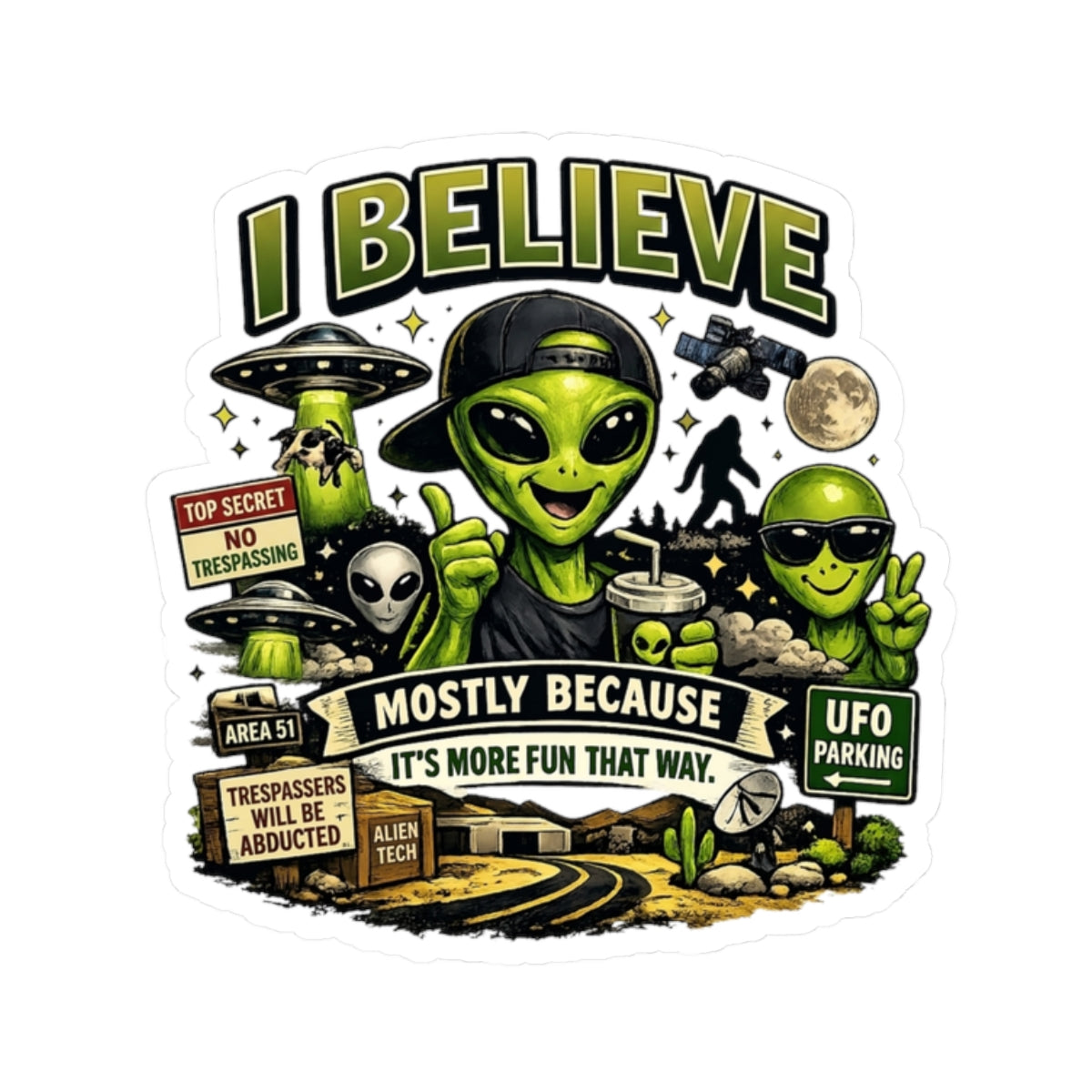 "I Believe" Sticker — Main
