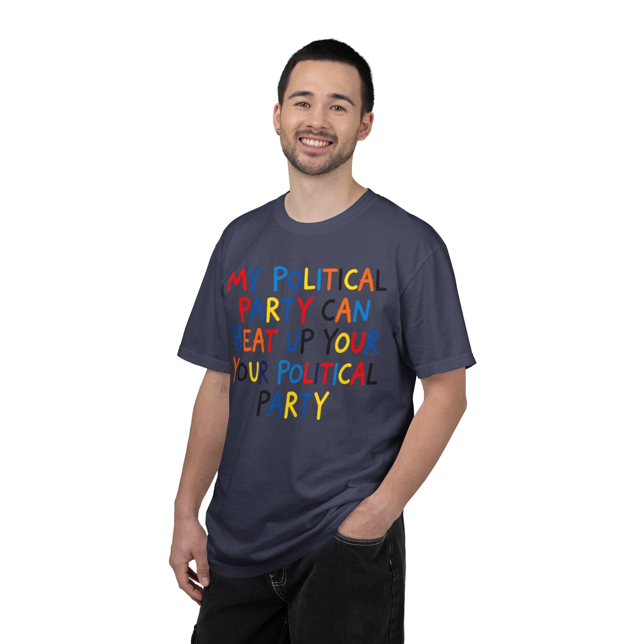 "Political Parties" Unisex Garment-Dyed Tee