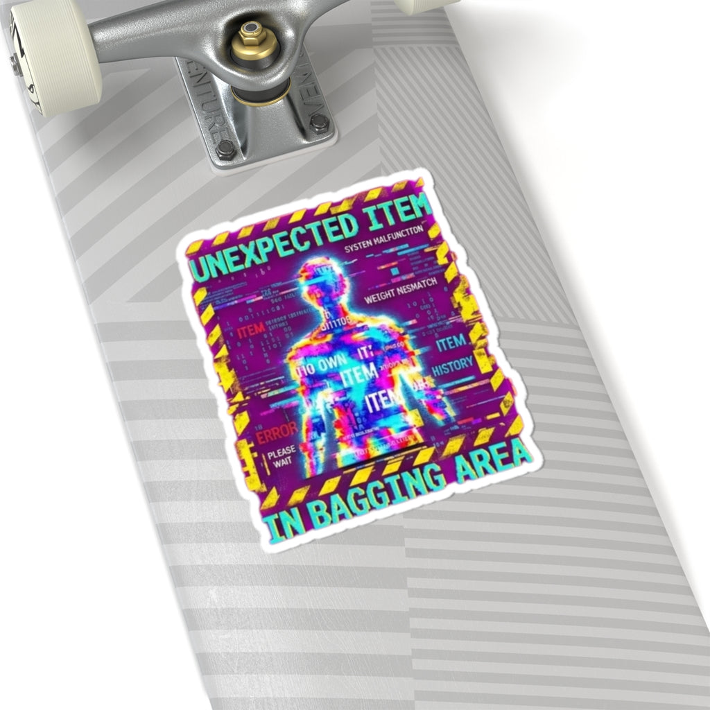 "Unexpected Item In Bagging Area" Sticker