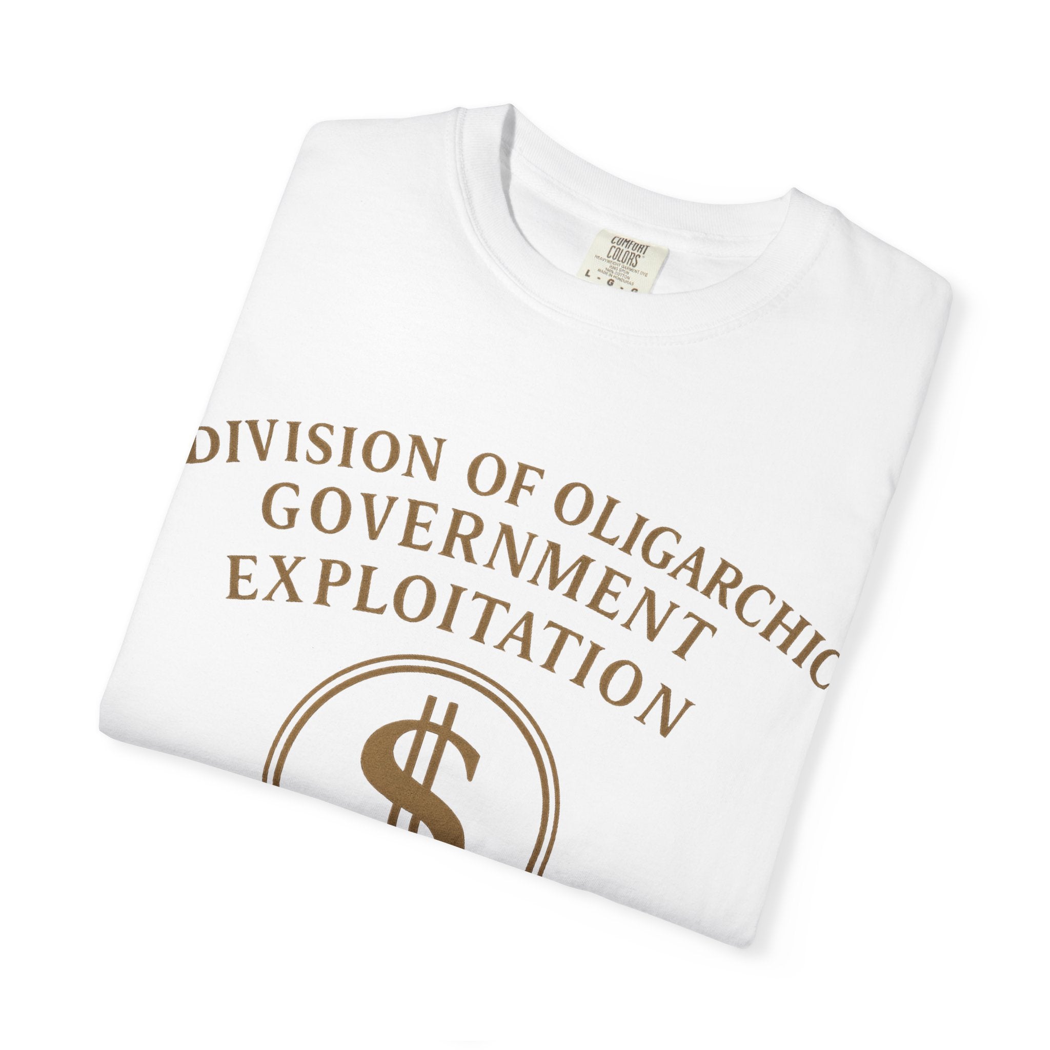 "DOGE—By the Elite, For the Elite" Unisex Garment-Dyed T-shirt