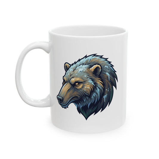 "Alioat (Siberian Folklore)" White Ceramic Mug — Graphic