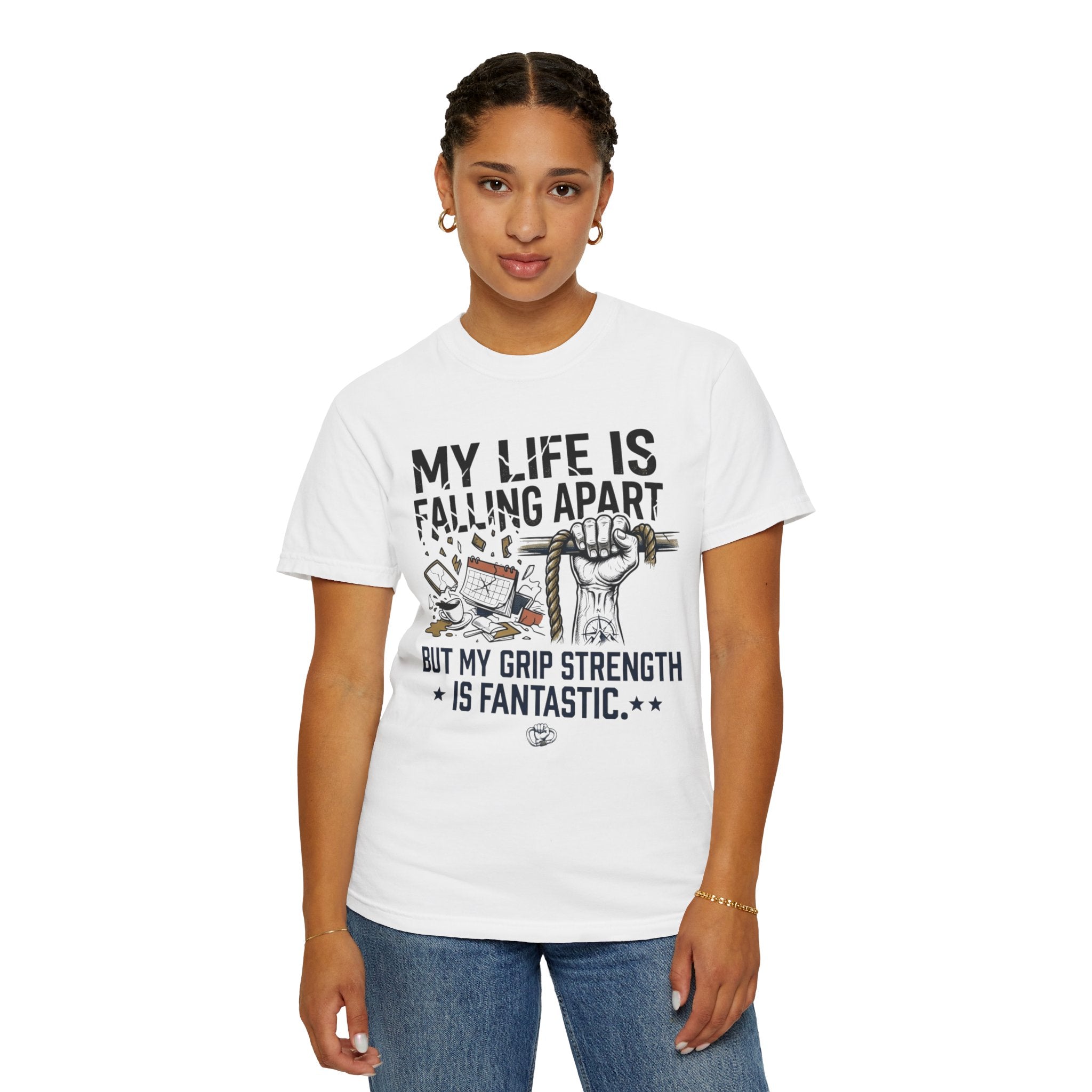 "My Life is Falling Apart" Unisex Garment-Dyed Tee