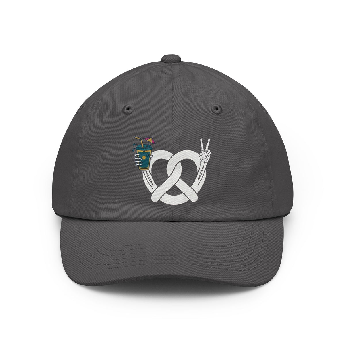 Color: Charcoal | Flexible But Not About Brunch Dad Hat — Graphic