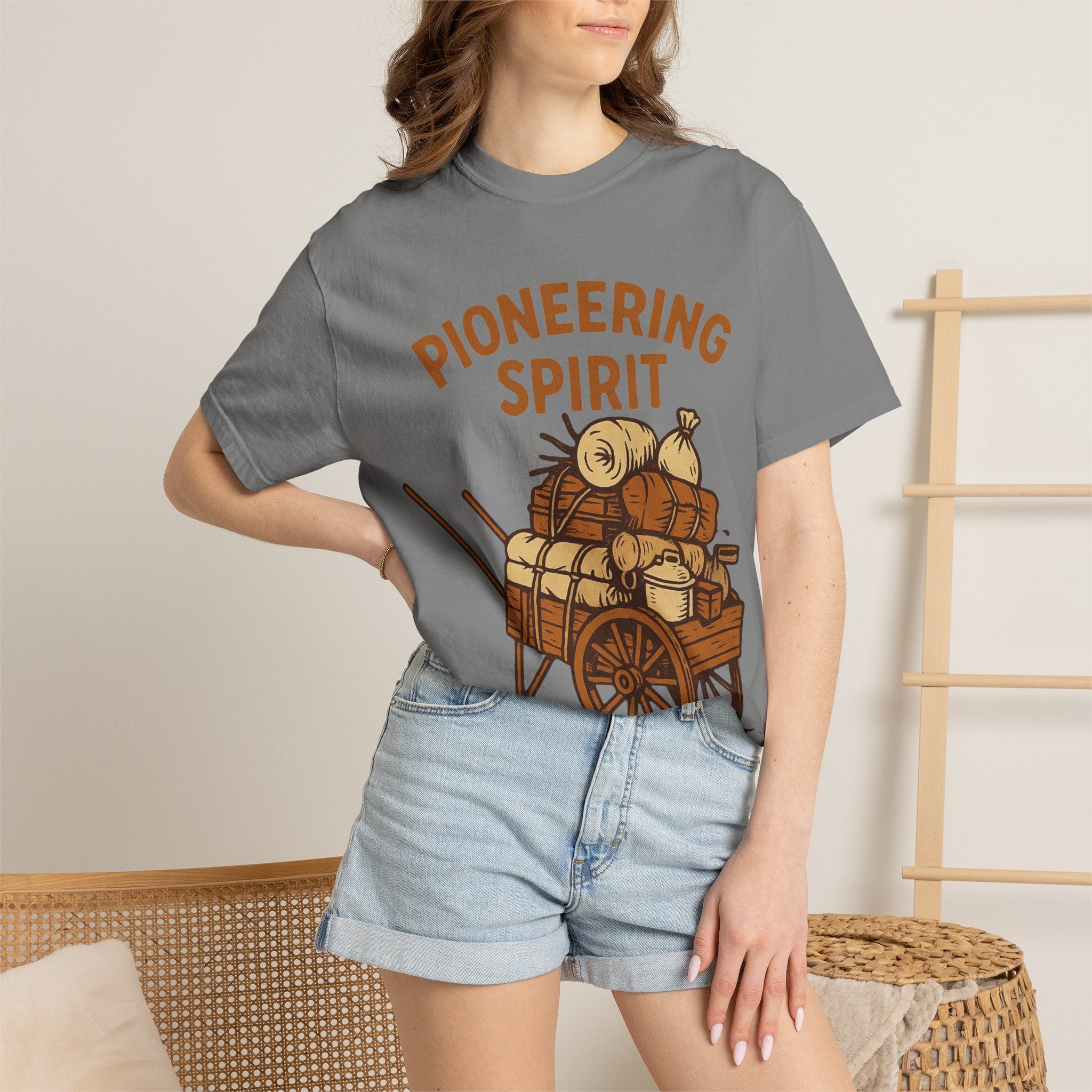 "Pioneering Spirit" Unisex Garment-Dyed T-shirt
