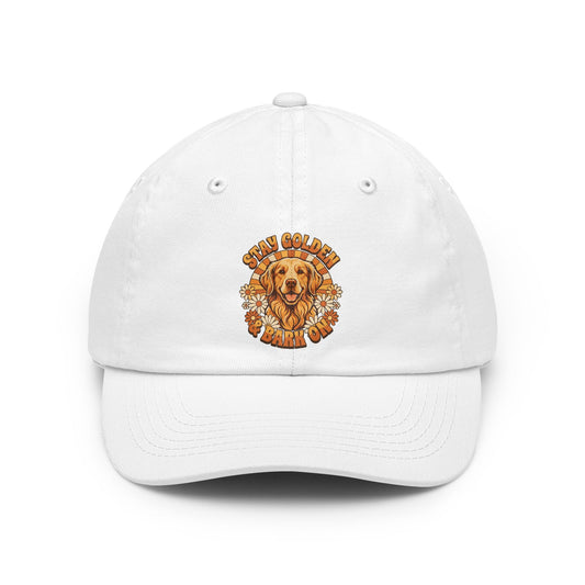 Color: White | Stay Golden & Bark On Dad Hat
