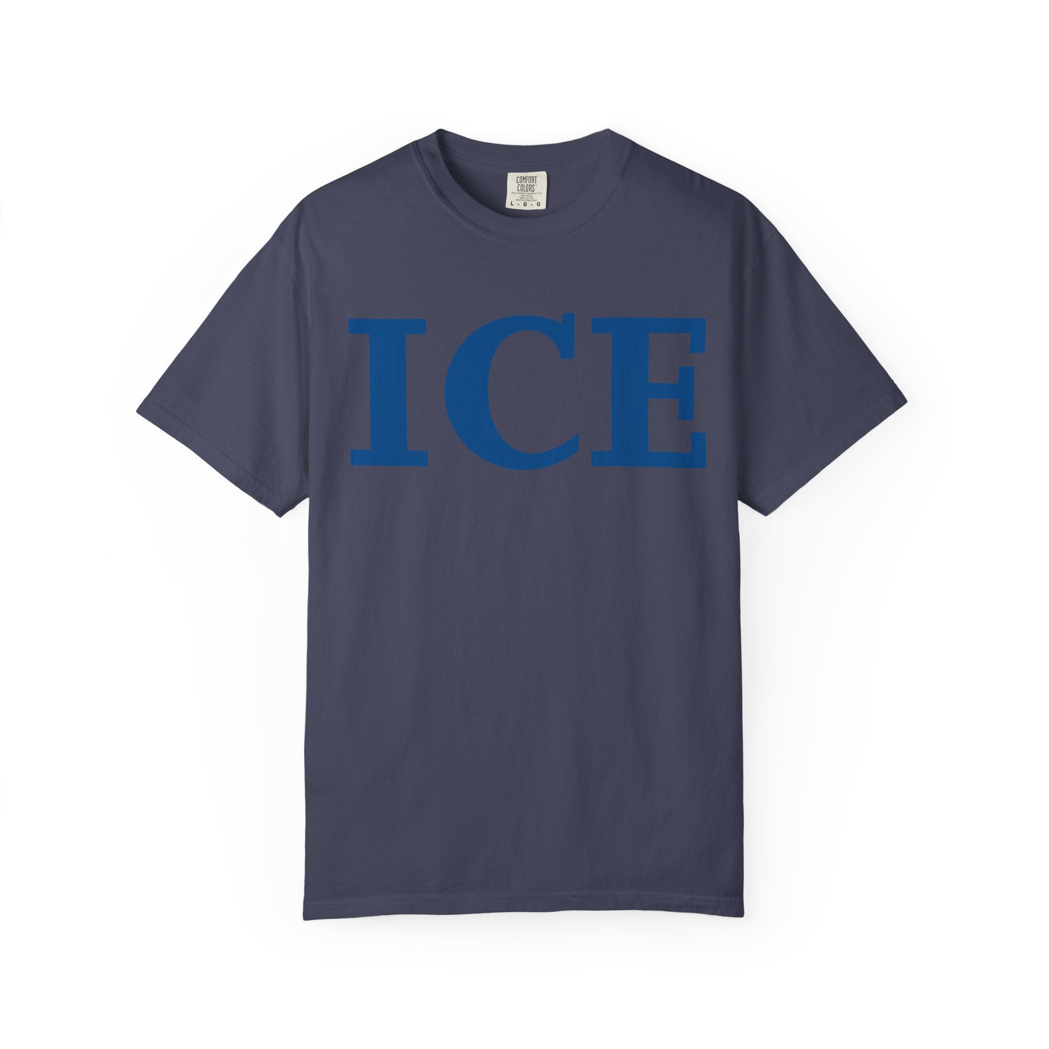 "ICE LOGO" Unisex Garment-Dyed T-shirt
