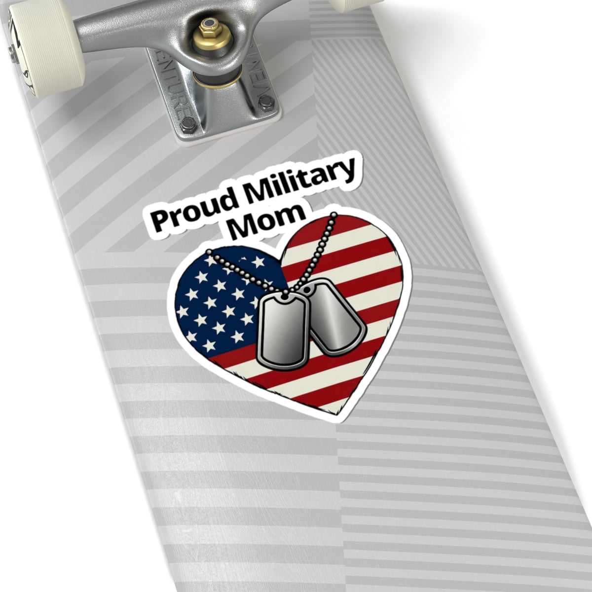 "Proud Military Mom" Sticker — Main
