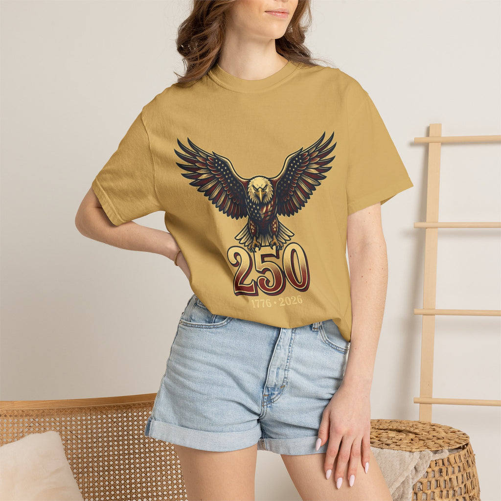 "USA Eagle 250 Years" Unisex Garment-Dyed Tee