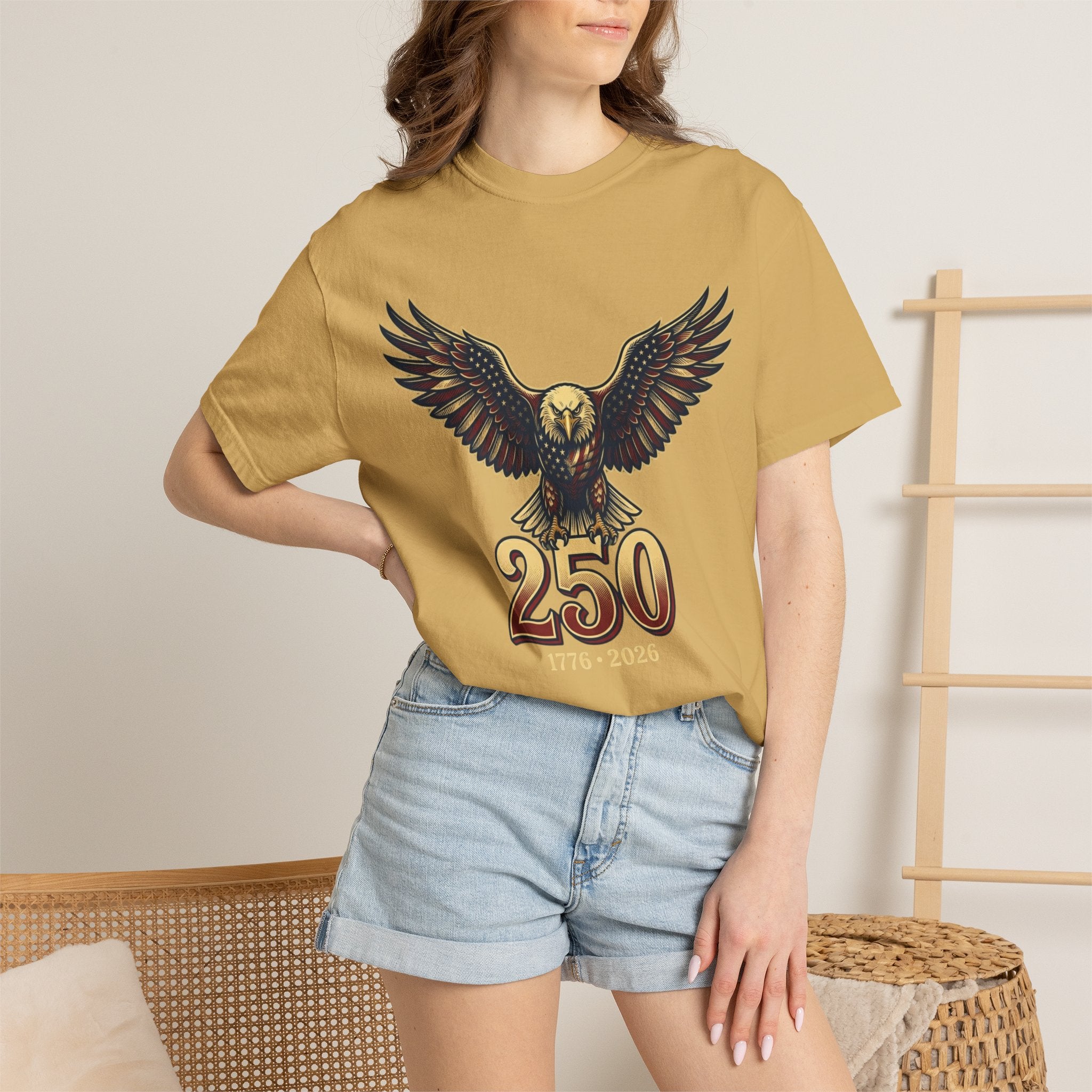 "USA Eagle 250 Years" Unisex Garment-Dyed Tee