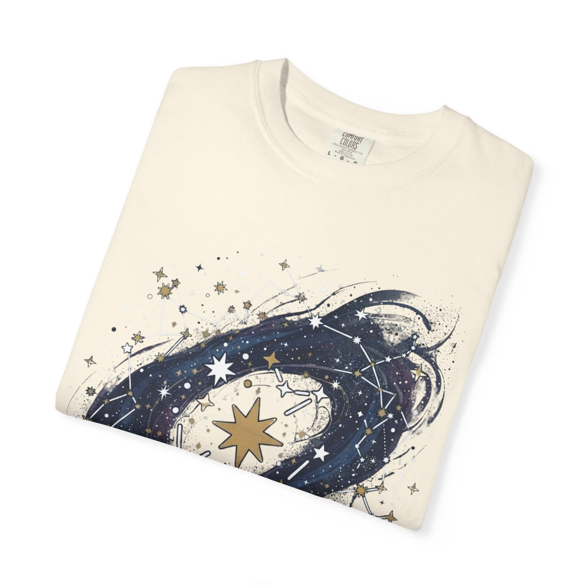 "Constellation Map (Dark Sky)" Unisex Garment-Dyed Tee