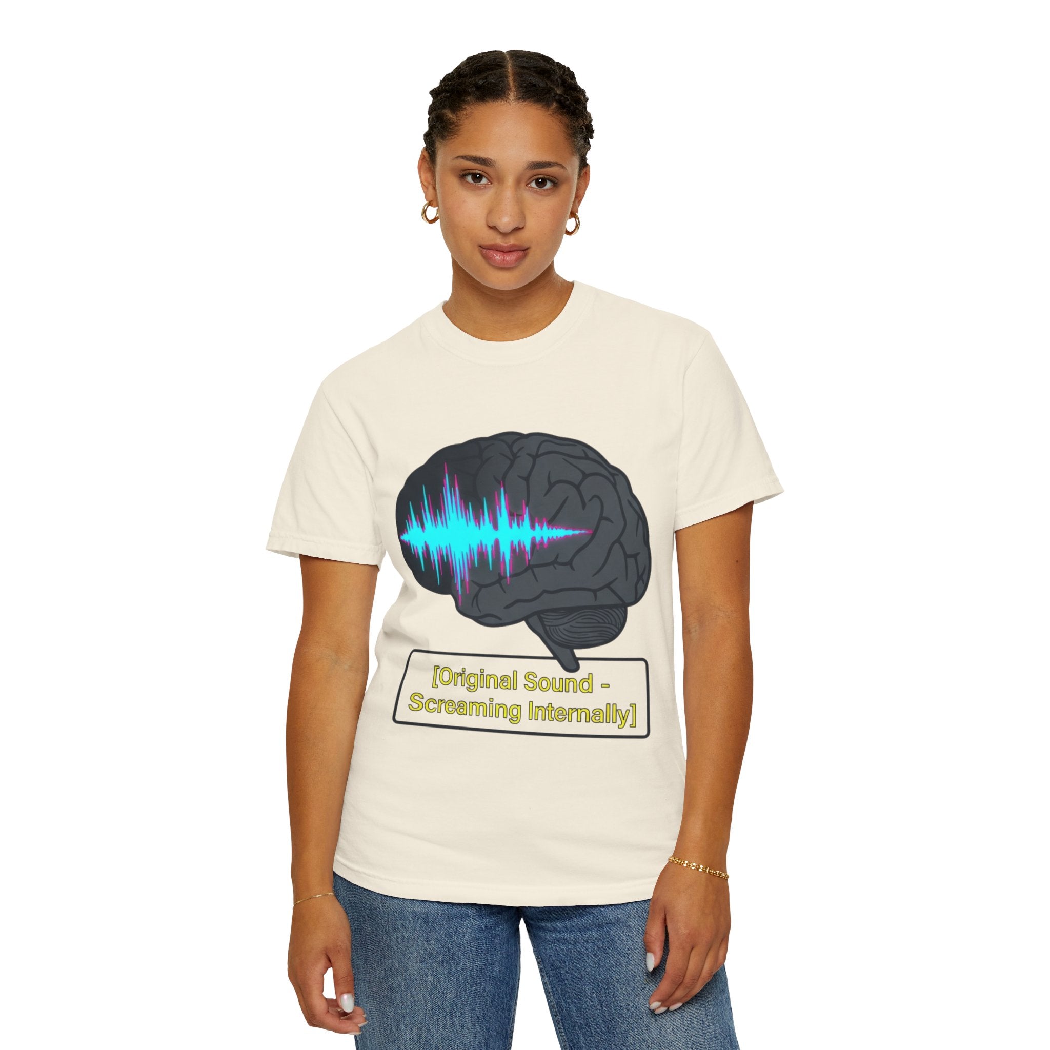 "Screaming Internally" Unisex Garment-Dyed Tee
