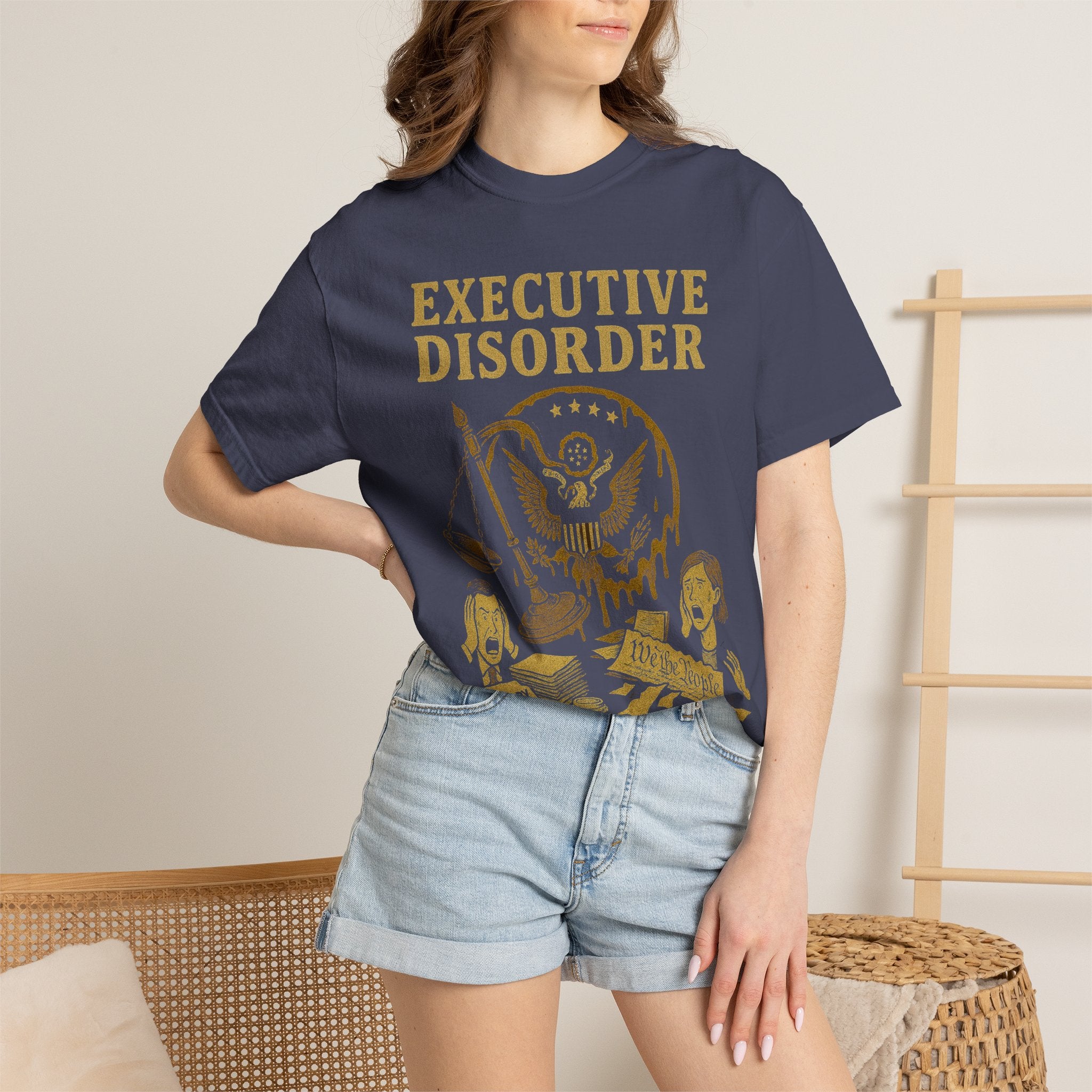 "Executive Disorder" Unisex Garment-Dyed T-shirt