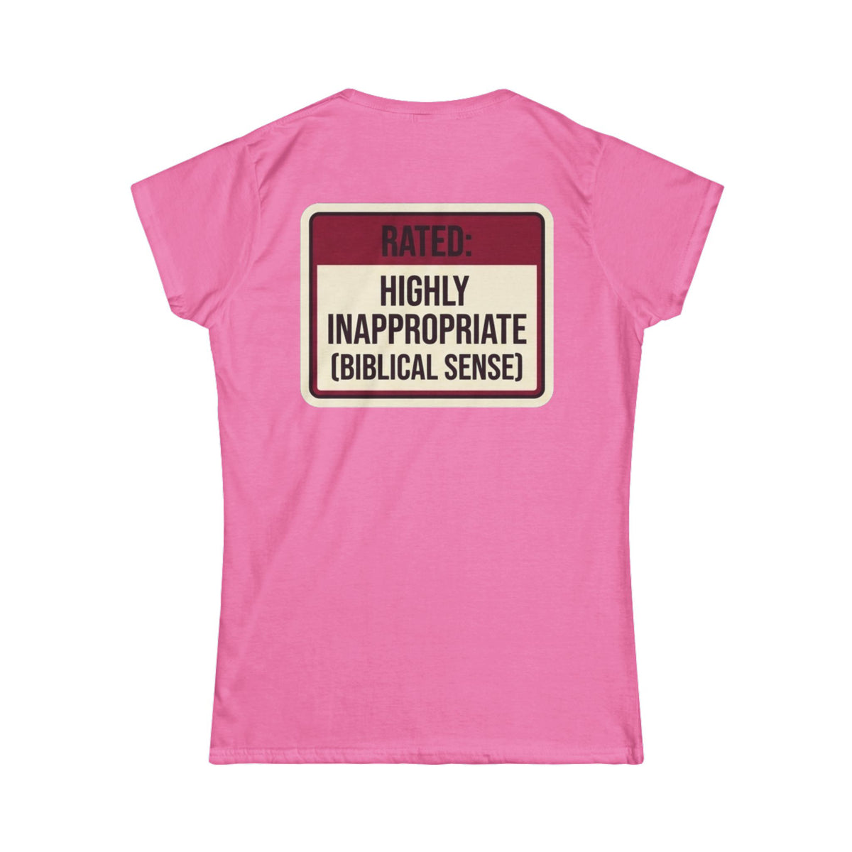 "Good Book Series Highly Inappropriate" Women's Tee