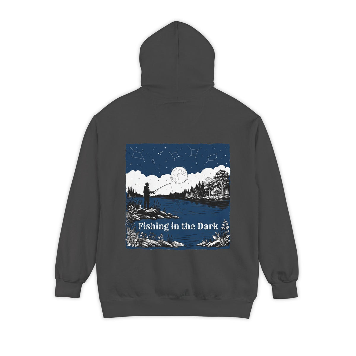 Color: Pepper | Fishing in the Dark Garment-Dyed Hoodie