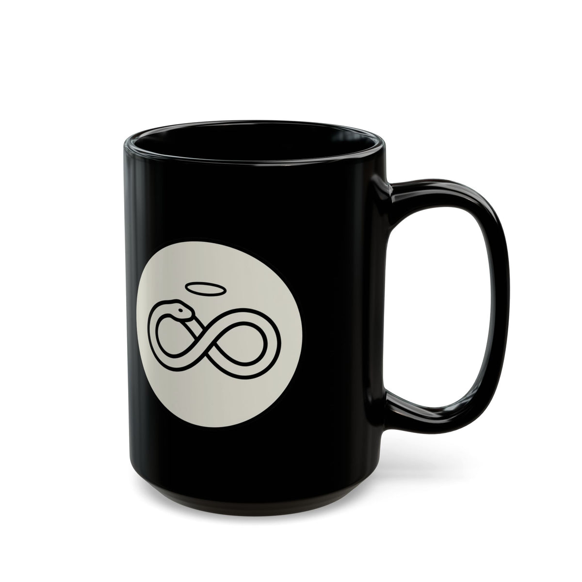 "Good Book Series Original Sin" Black Ceramic Mug — Graphic