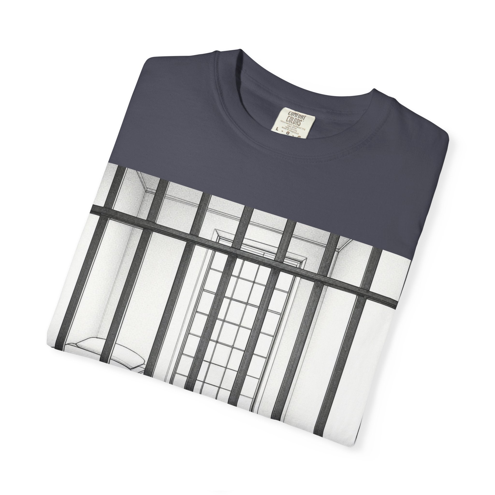 "86-47 Jail Cell" Unisex Garment-Dyed T-shirt