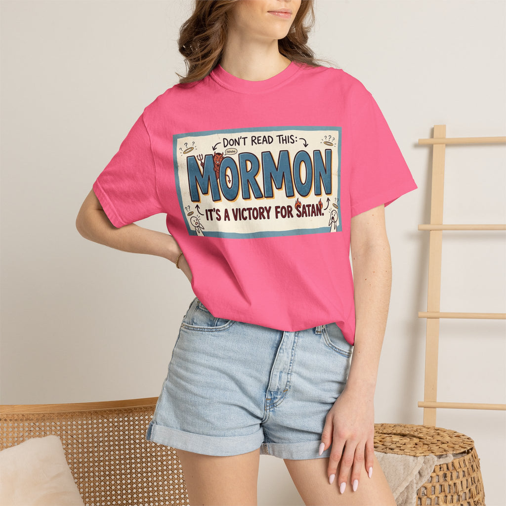 Devil's Dictionary: Mormon Edition | Garment-Dyed Tee — AttitudeShirts