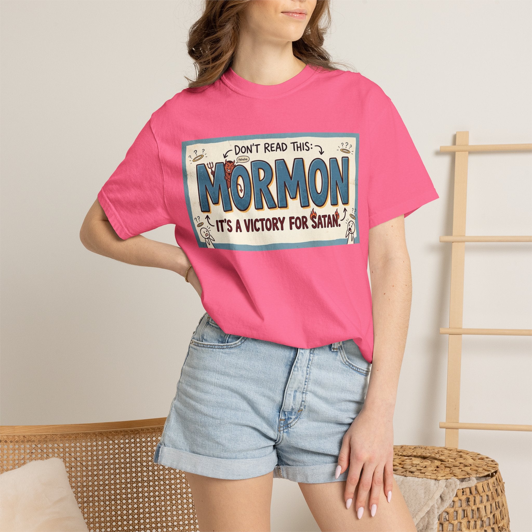 Devil's Dictionary: Mormon Edition | Garment-Dyed Tee — AttitudeShirts